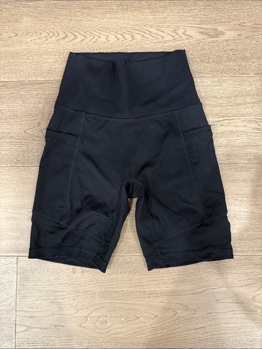 Aerie High-Waist Black Women's Performance Bike Shorts